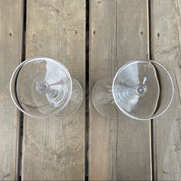 Waterford Set of Two London Pattern Crystal Wine Glasses Water Goblets - Picture 4 of 11